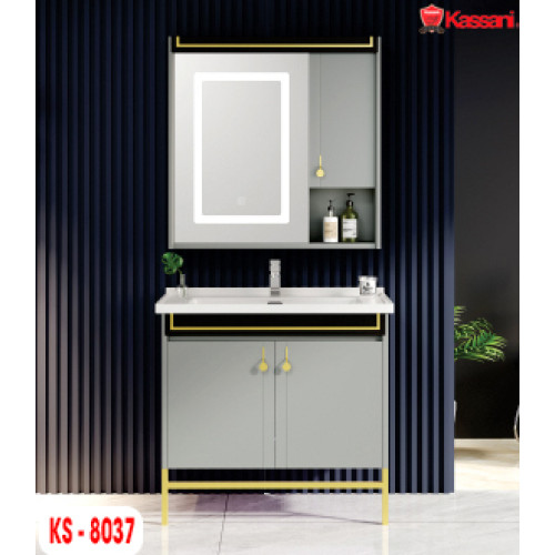 TỦ LAVABO KASSANI KS-8037 - GƯƠNG LED